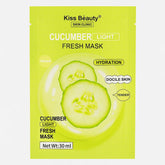 Kiss Beauty Cucumber Fresh Face Sheet Mask